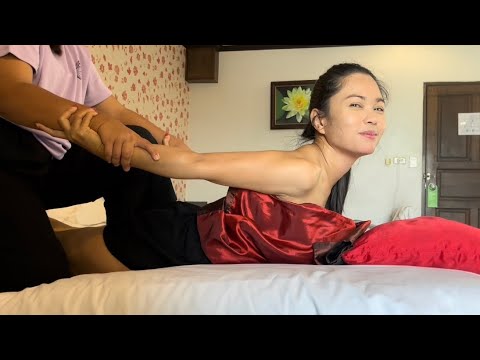 I got relaxing Body Massage for my back neck shoulder pain in Thailand