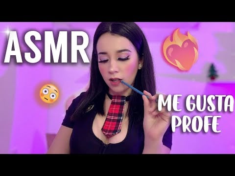 Tu ALUMNA te CONFIESA su AMOR SECRETO 😳 | #ASMR Roleplay ✨