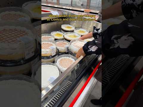 When Asian mom gets hungry at Costco and does this instead… #food #eating #mukbang #icecream