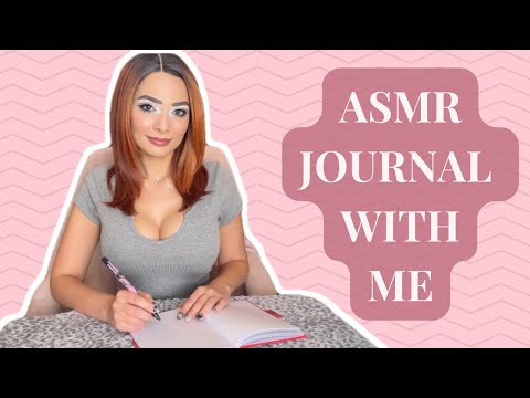 ASMR Journal With Me 📝 ( Writing Sounds + Soft Spoken )