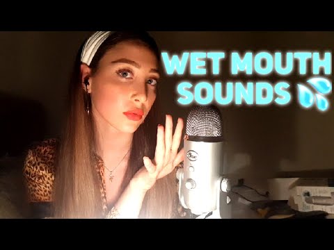 Finger fluttering & wet mouth sounds👅💦 | ASMR