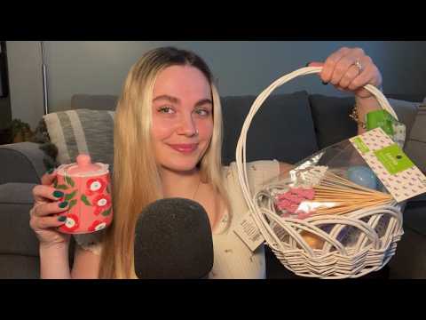 ASMR Mini Spring Haul w/ Foam Mic Scratching 🌷✨