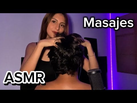 ASMR ROLEPLAY / MASAJE HOMBROS Y CABEZA