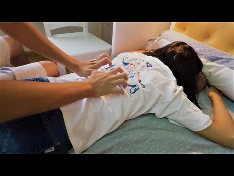 Friction, Scratching & Tapotement to Release Tension in The Meninges | Back Massage | ASMR Vietnam