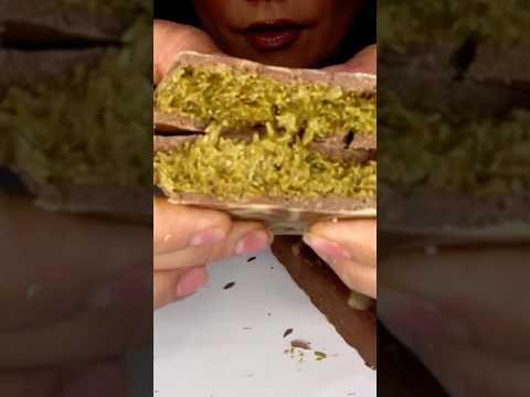DUBAI CHOCOLATE IS IT WORTH THE HYPE? #asmr #chocolate #viral #dubai