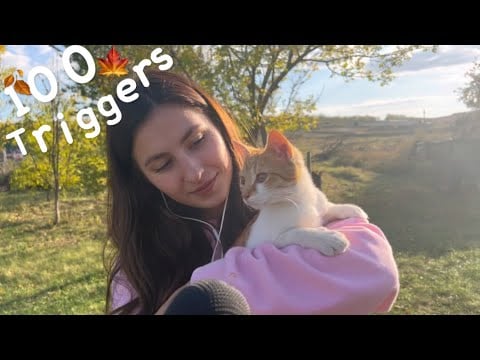 Asmr 100 triggers in village 🏡  in 10 minutes 🪐Asmr sleep 😴 #asmr #asmrsleep #asmrtriggers