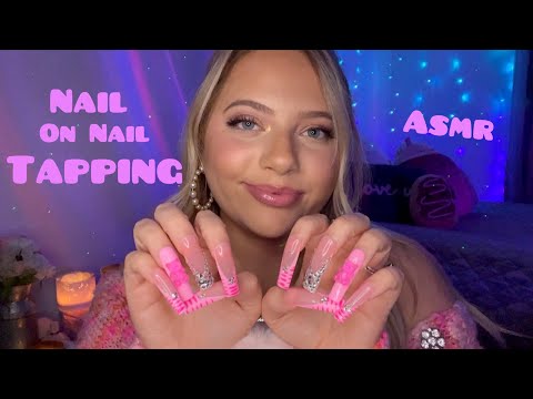 Asmr Nail Tapping & Clacking with XXL Long Nails 💖✨