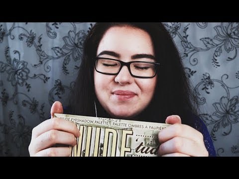 ASMR Mina Ögonskuggspaletter | Tapping, Scratching & Whisper (swedish)