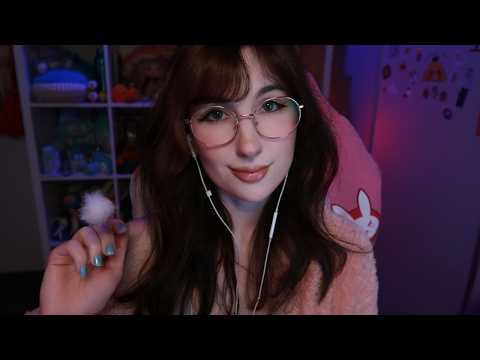 asmr relaxa mhm (brushing o seu rosto)