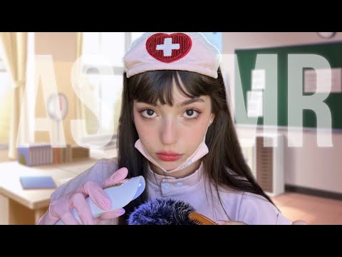 ASMR ENFERMEIRA NOVATA DA ESCOLA TIRA SEUS PIOLHOS 🐛