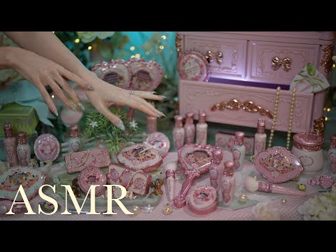 ASMR Unboxing *the* most Aesthetic Makeup 🌷 Fairytale Cottagecore HEAVEN! [4K]