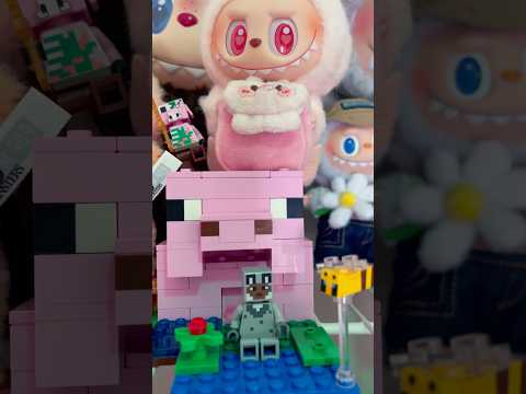 LABUBU & MINECRAFT LEGO SET🙃😍#labubu #minecraft #lego #popmart