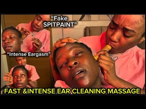 ASMR✨ULTIMATE RELAXING EAR INTENSE MASSAGE,SPITPAINT THAT SENT VICTORIA TO ANOTHER DIMENSION,SATISFY