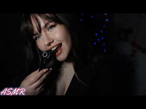 ASMR MIC BITING, MOUTH SOUNDS, SHUSHING YOU Covering Your Mouth, Whispering, Hand Movements