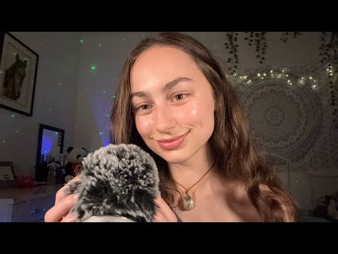 asmr mic rubbing w fluffy cover 