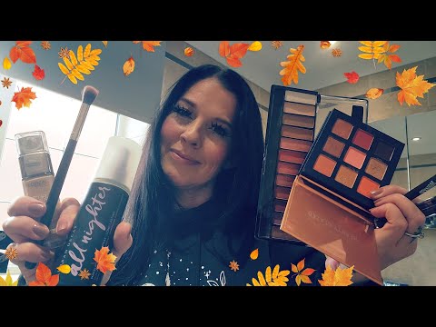 ASMR- Doing Your Fall Makeup 💄🍂 (Personal Attention & Layered Sounds)