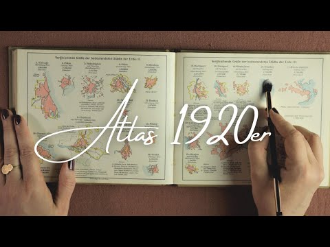 ASMR auf Deutsch: Ein 100 Jahre alter Atlas (sanfte Stimme, Österreichisch)