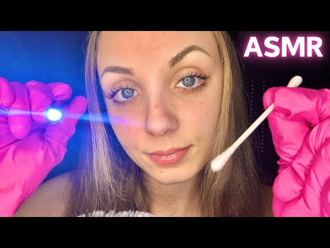 ASMR There’s Something In Your Eye!  👁️ (Gum Chewing & Glove Sounds)