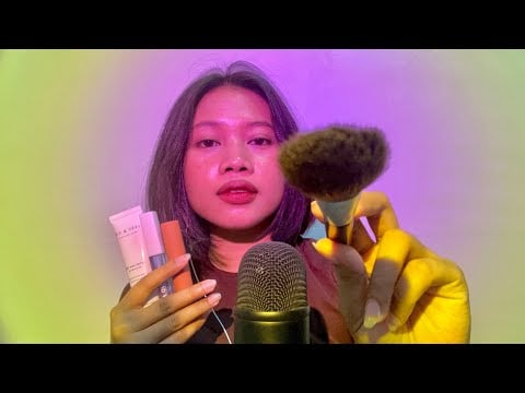 ASMR Tagalog 🇵🇭 doing your make up 💄(mouth sounds)