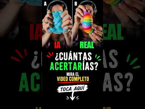 ASMR ¿REAL o IA? 🤯 Adivina Qué Objeto es Falso