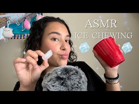 ASMR ICE EATING w/ MOUTH SOUNDS🧊❄️💤