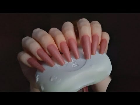 fast not aggressive soap tapping for asmr *no talking* 