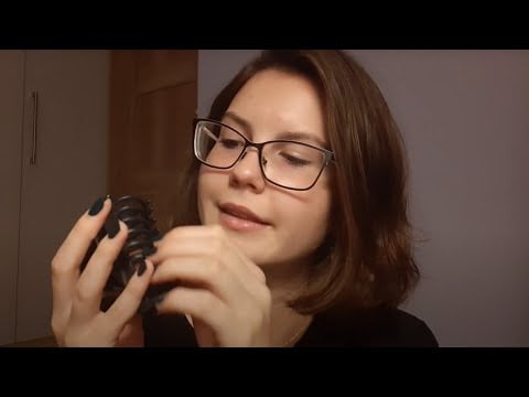 asmr | (very) lofi clipping your hair | personal attention, tongue clicking hand movements