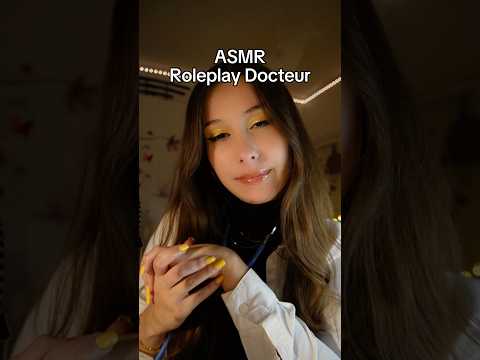 ASMR avec un stéthoscope pour écouter ton ❤️ #asmr #roleplay #docteur #asmrfrançais #heartbeat