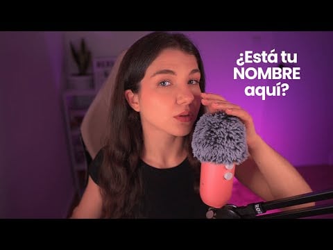ASMR Si Digo Tu Nombre… Puedes Dormir 😴💤 ASMR Susurros en Español  | Lonixy ASMR