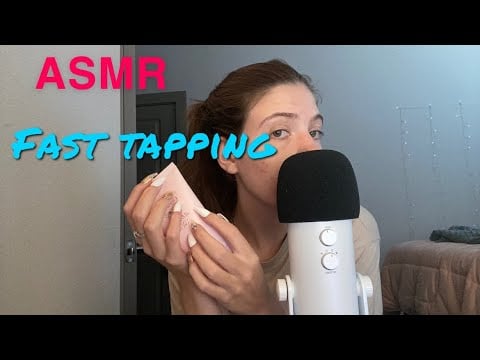 Fast and aggressive long nail tapping on random objects