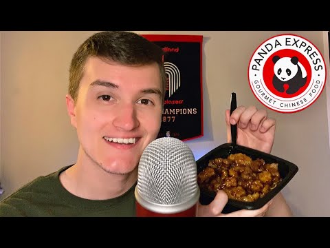 ASMR Eating Panda Express Mukbang 🥠 (Chinese Food)