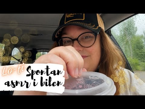 ASMR lofi: Småprat och tapping i bilen 🌧️