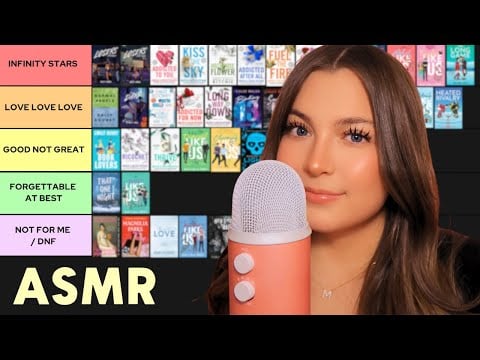 ASMR Tier Ranking Every Book I Read in 2025 📔⭐️ Pure Whispers