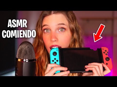 ASMR COMIENDO MI NINTENDO SWITCH 🎮 MOUTH SOUNDS PARA DORMIR RÀPIDO y PROFUNDO | Laia Oli