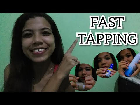 ASMR - FAST TAPPING EM VÁRIOS OBJETOS || VÍDEO PARA VOCÊ RELAXAR/DORMIR