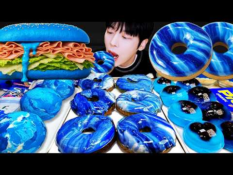 ASMR MUKBANG | 요리 모음 14# 갤럭시 꿀젤리 레인보우 디저트 아이스크림 먹방 & 레시피 DESSERT GALAXY HONEY JELLY CANDY