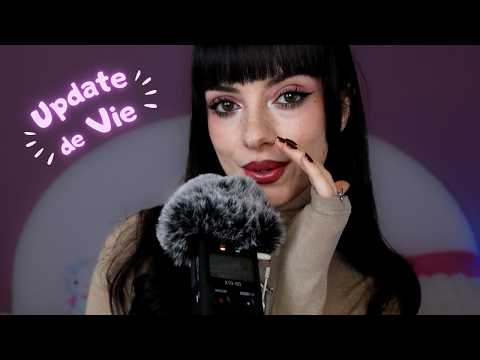 ASMR Update de Vie 💬 Chuchotements proches du micro pour dormir 😴 