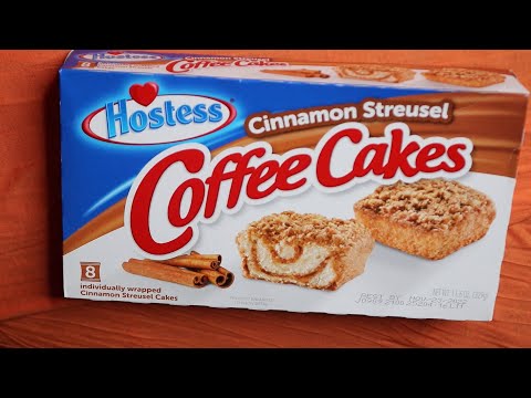 CINNAMON STREUSET COFFEE CAKES ASMR EATING SOUNDS