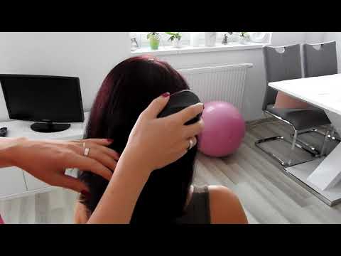 Head massage, scratching and brushing, piano version*ASMR