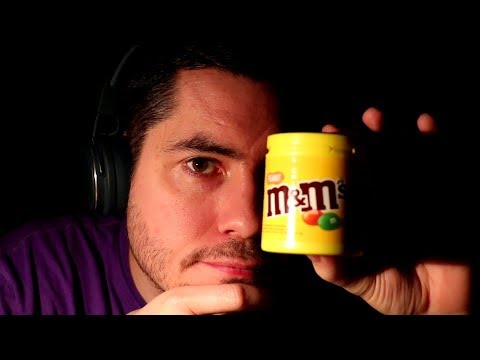 ASMR boite de chocolat M&M's