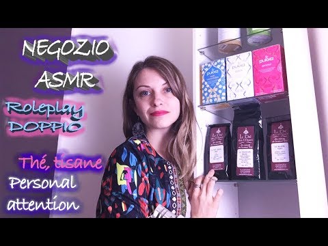 Roleplay DOPPIO! Whispered/Soft voice - Negozio asmr di tisane e thé 🍵