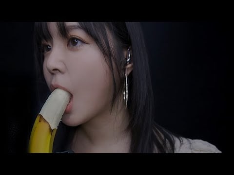 ASMR Banana Eating for Mouth Sounds Lovers