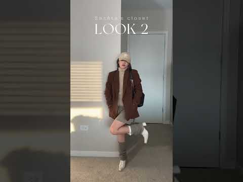 3 Winter outfits🤎Brown outfit ideas｜Back to the millennium2000 #y2k  #aethetics  #ootd #outfits