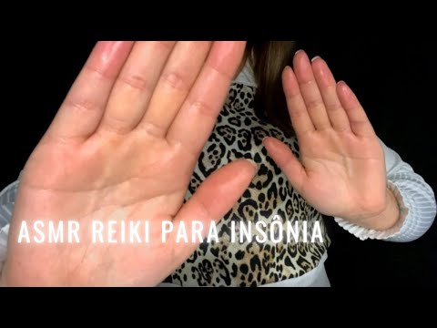 ASMR REIKI PARA INSÔNIA (barulho de chuva e fogo) 🔥