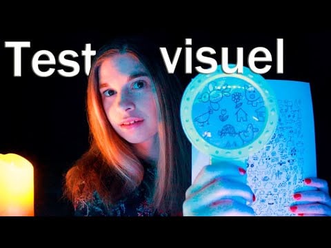 Test de perception visuelle - roleplay médecin ophtalmologue pour dormir