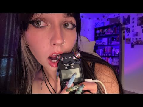 ASMR but i’m biting you… (Wet Mouth Sounds, Biting, Tongue Swirling)