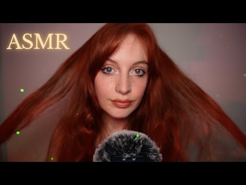 ASMR Red Hair Brushing and Scratching for deep sleep