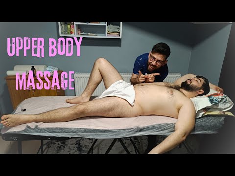 RELAXING AND SOOTHING DEEP SLEEP MASSAGE:ASMR UPPER BODY SLEEP MASSAGE-Chest,leg,abdomen,arm