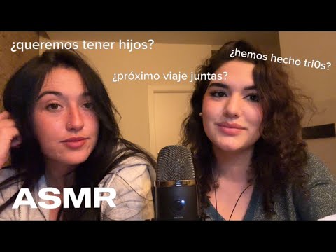 ASMR PREGUNTAS Y RESPUESTAS CON MI Mejor Amiga 🔥🩷pt2