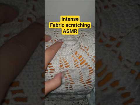 fast and aggressive fabric scratching ASMR ( textured fabric)#fastasmr #asmr #scratchingasmr